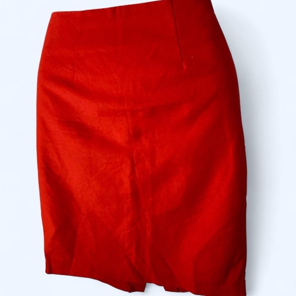 Red Women's Pencil Skirt Dalia 2